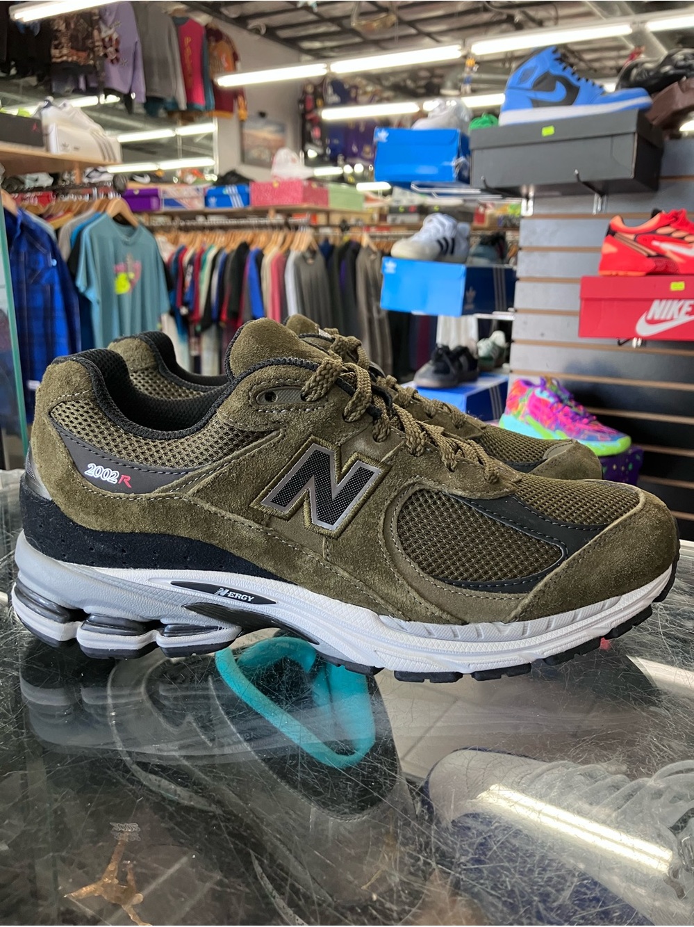 New Balance 2002R Woodland Black Size 8.5